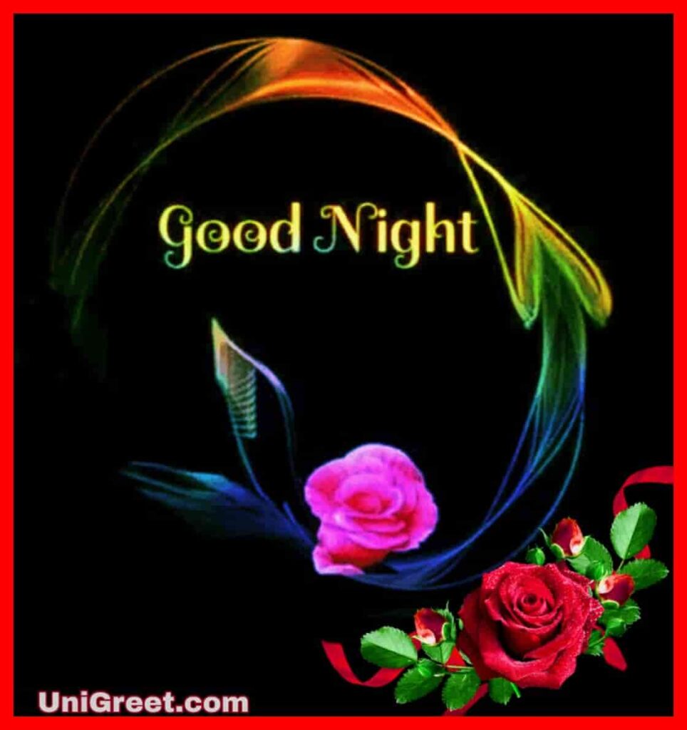 Lovely good night love image for dear