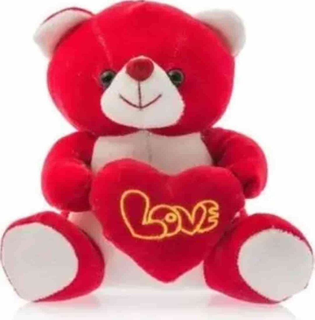 Teddy bear image with love whatsapp dp status
