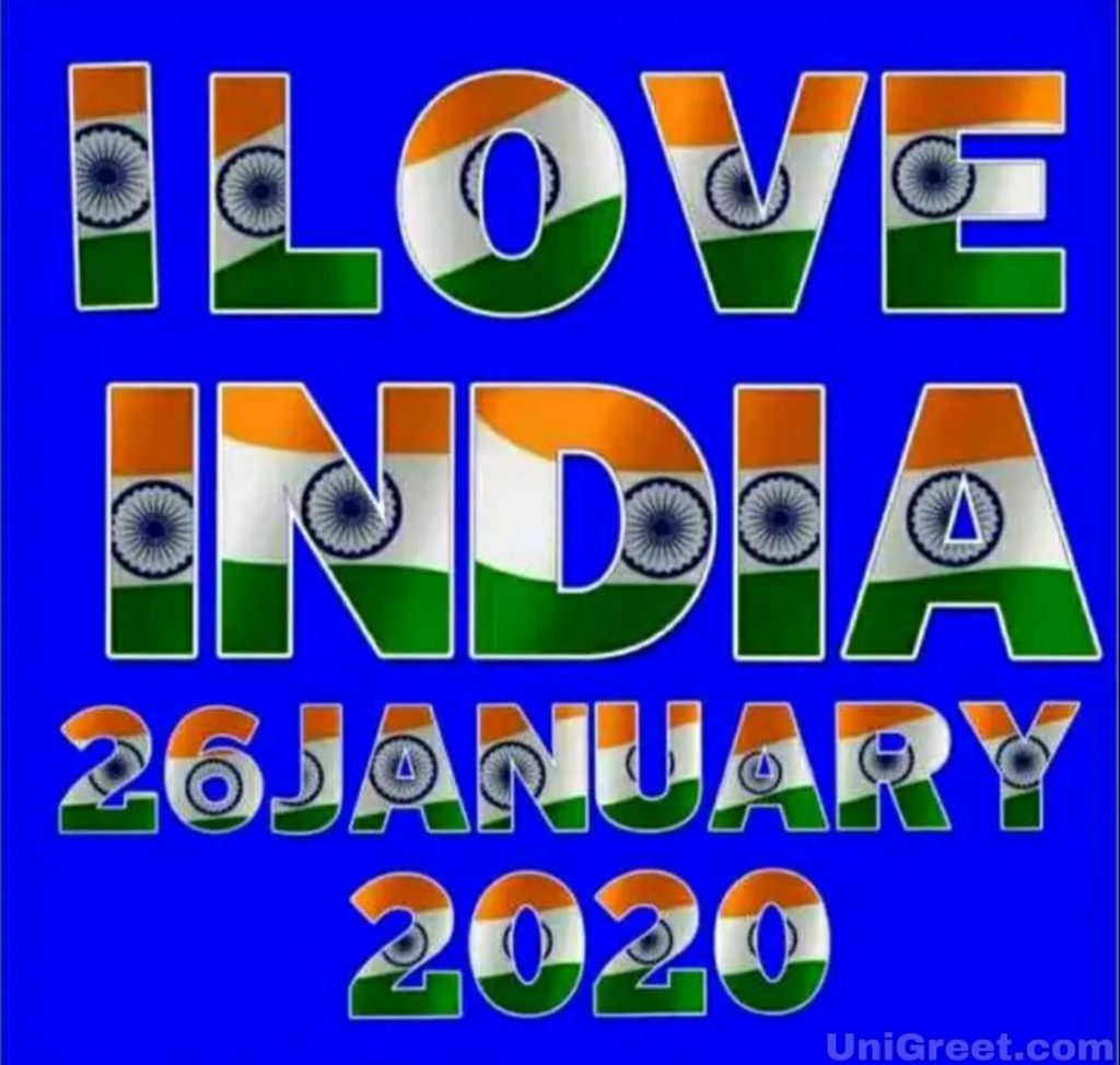 I love India 26 January 2020 image download for WhatsApp status