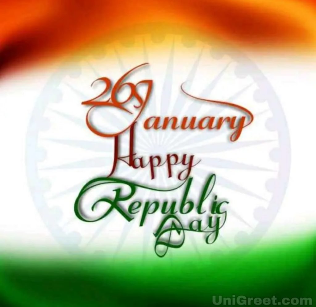 Happy republic day photo WhatsApp status in English