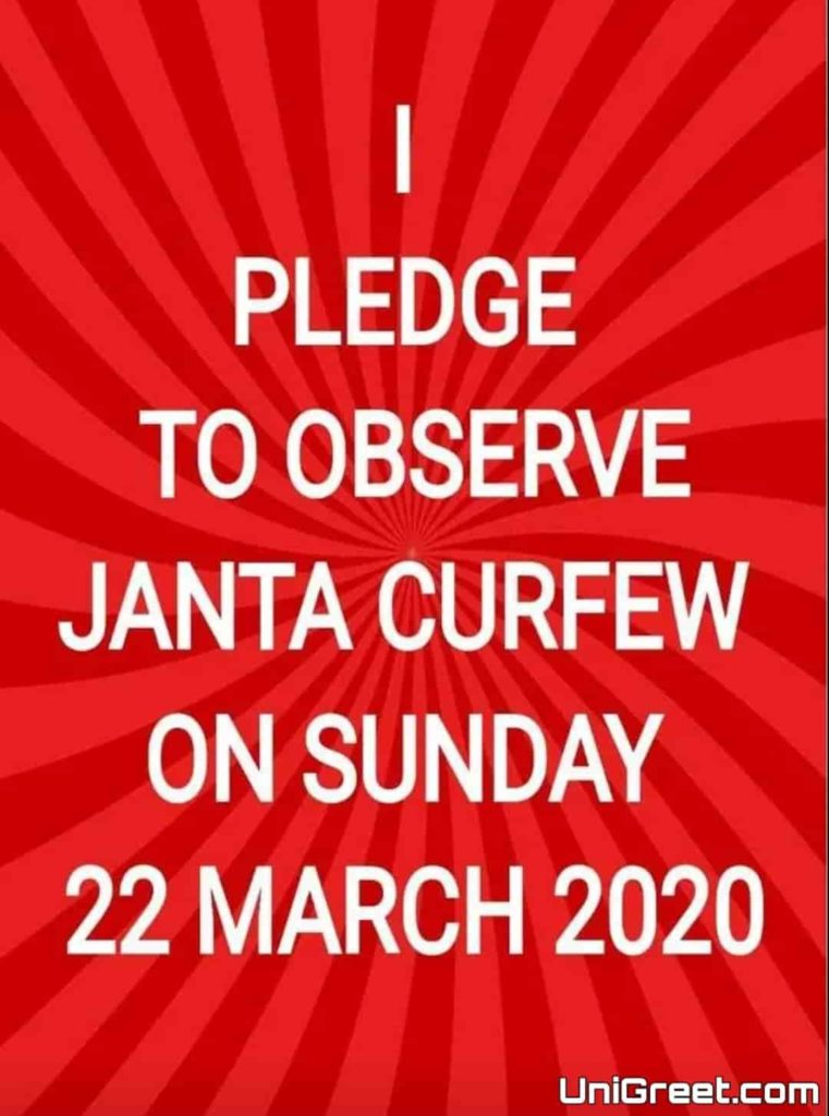 janta curfew Whatsapp status message