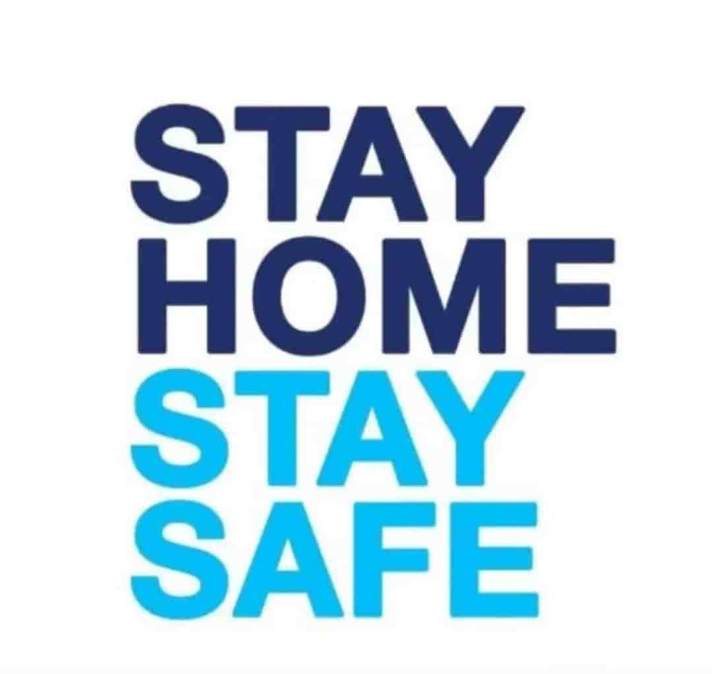stay home stay safe wallpaper corona