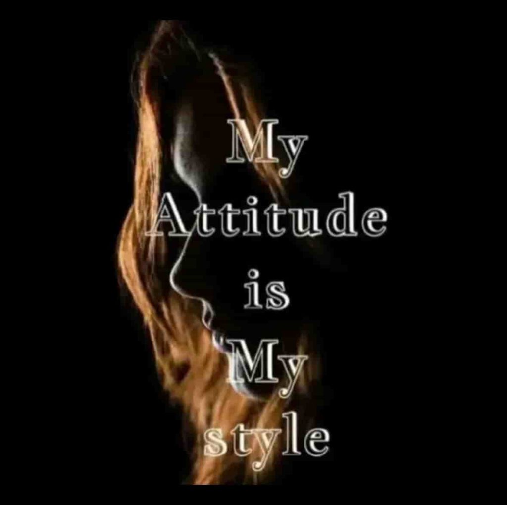 My attitude is my style whatsapp dp image download