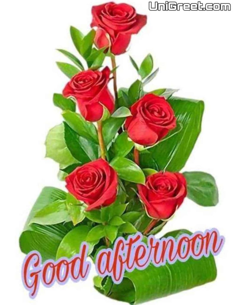 Good afternoon flowers image 