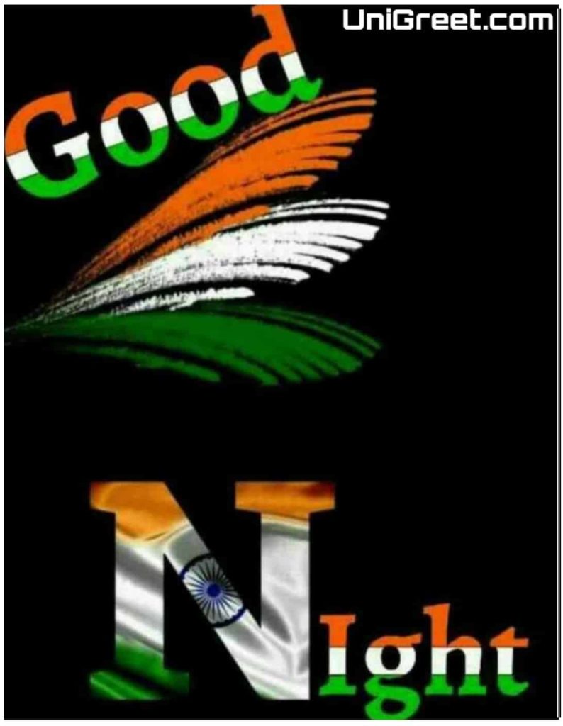 Indian Independence day good night pic download