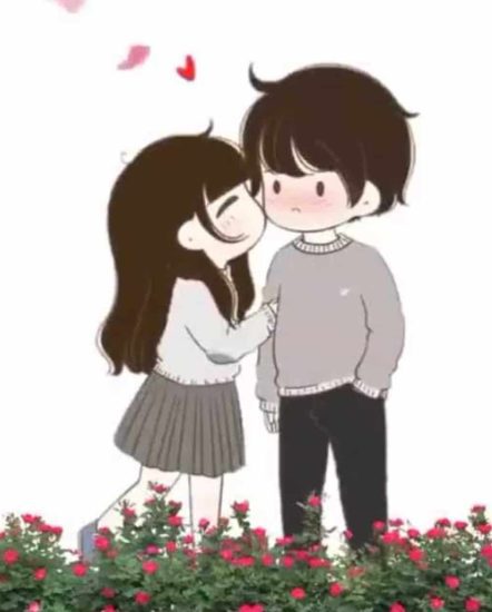 best cartoon love dp for whatsapp