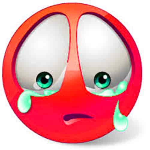 Crying eyes emoji 