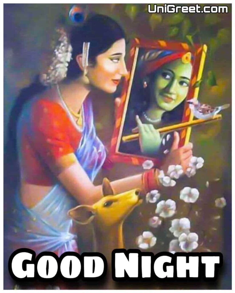 Radha love krishna good night images download