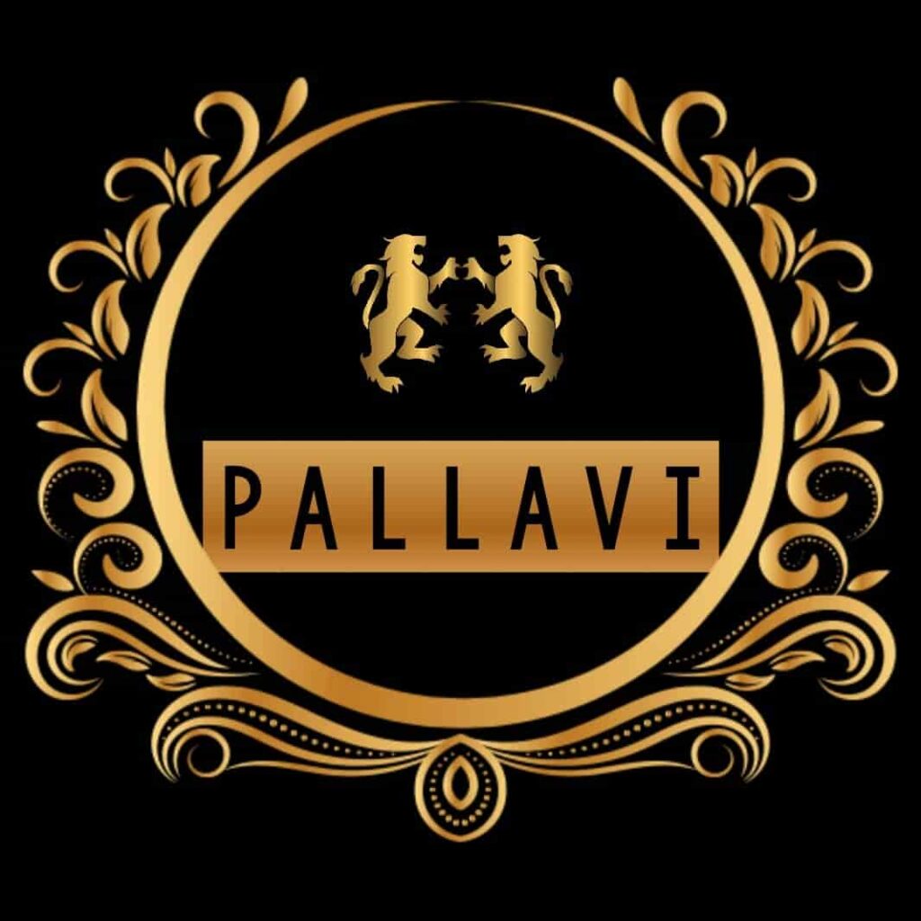 Pallavi name logo