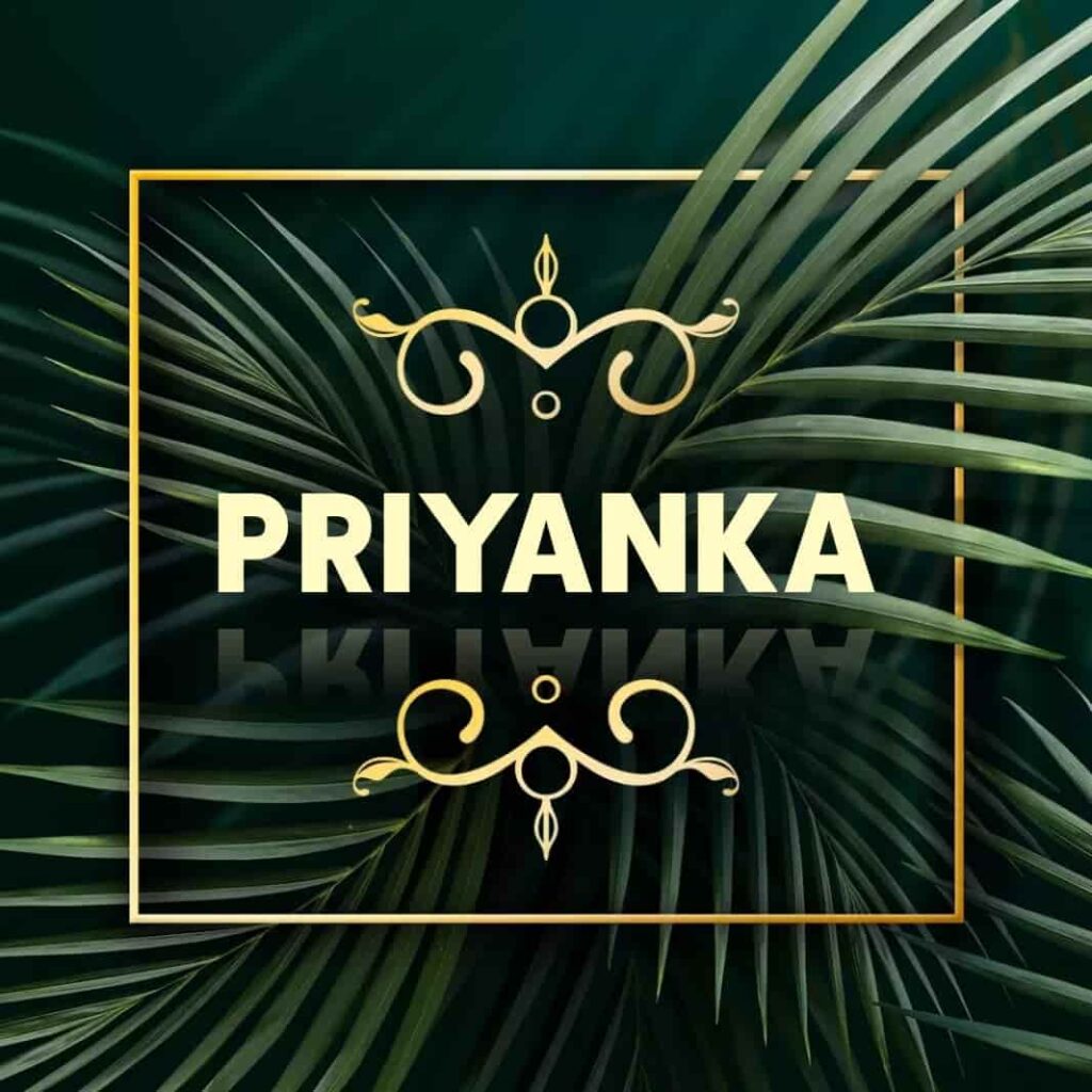 Hd Priyanka name Wallpaper