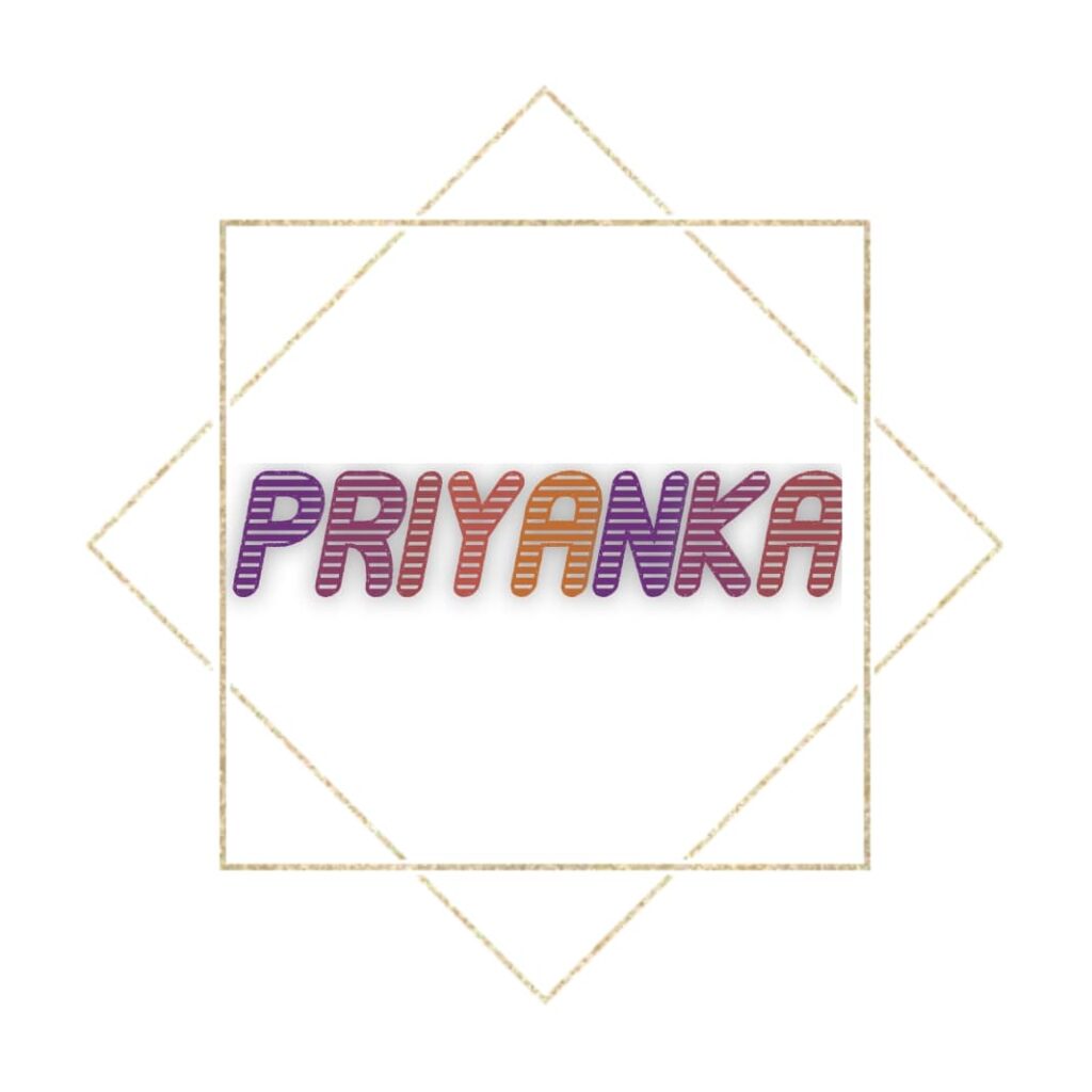 Priyanka name Design images