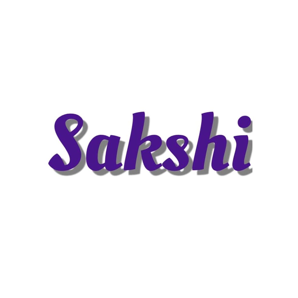 Sakshi name dp new