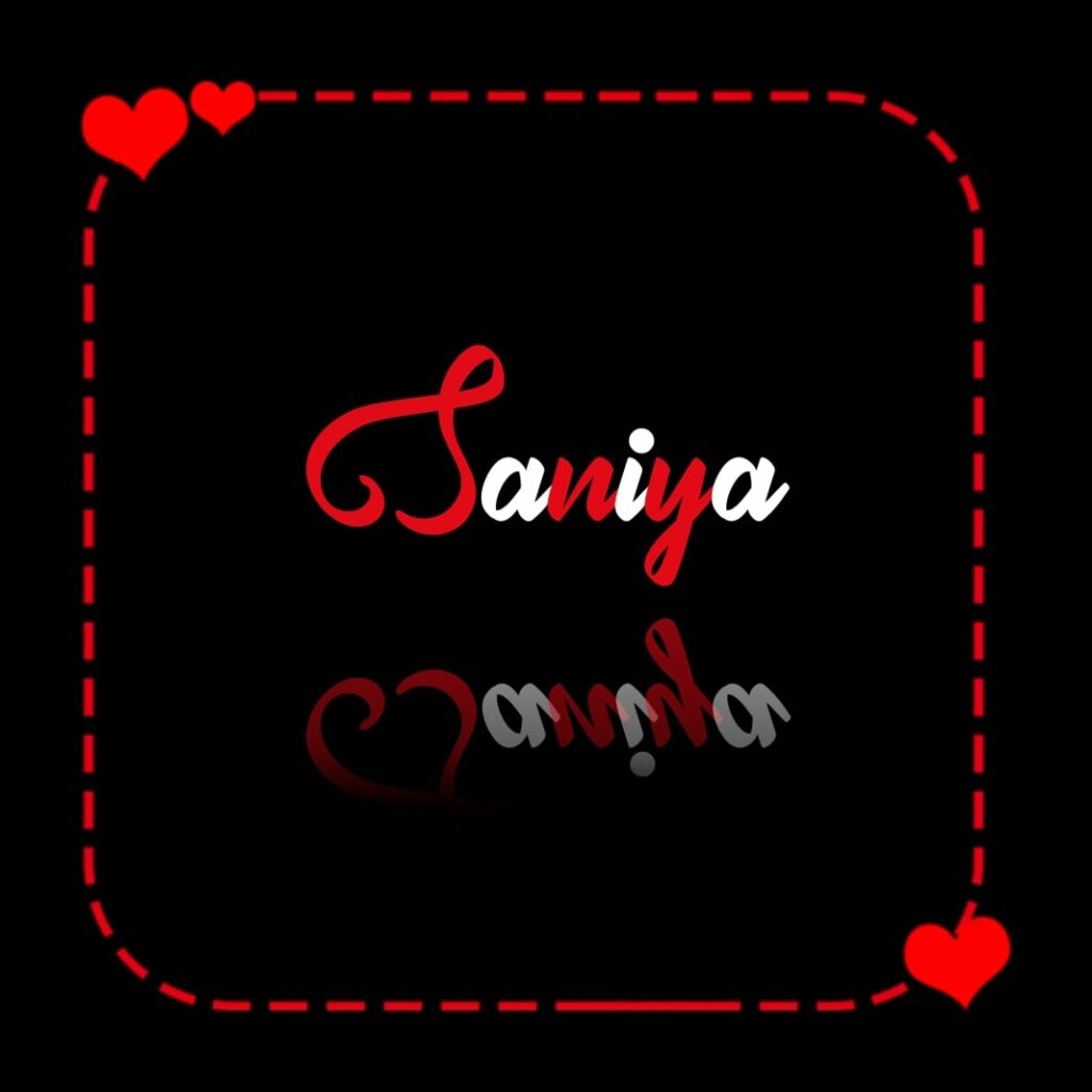 Saniya name dp new photo