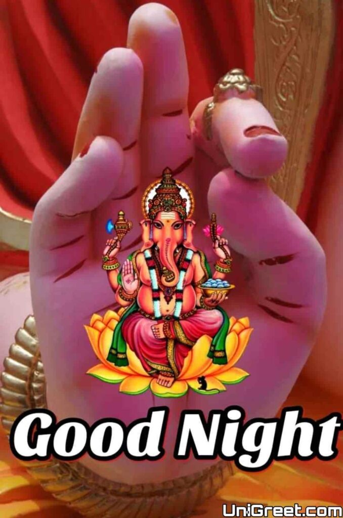Good Night Ganpati bappa Image