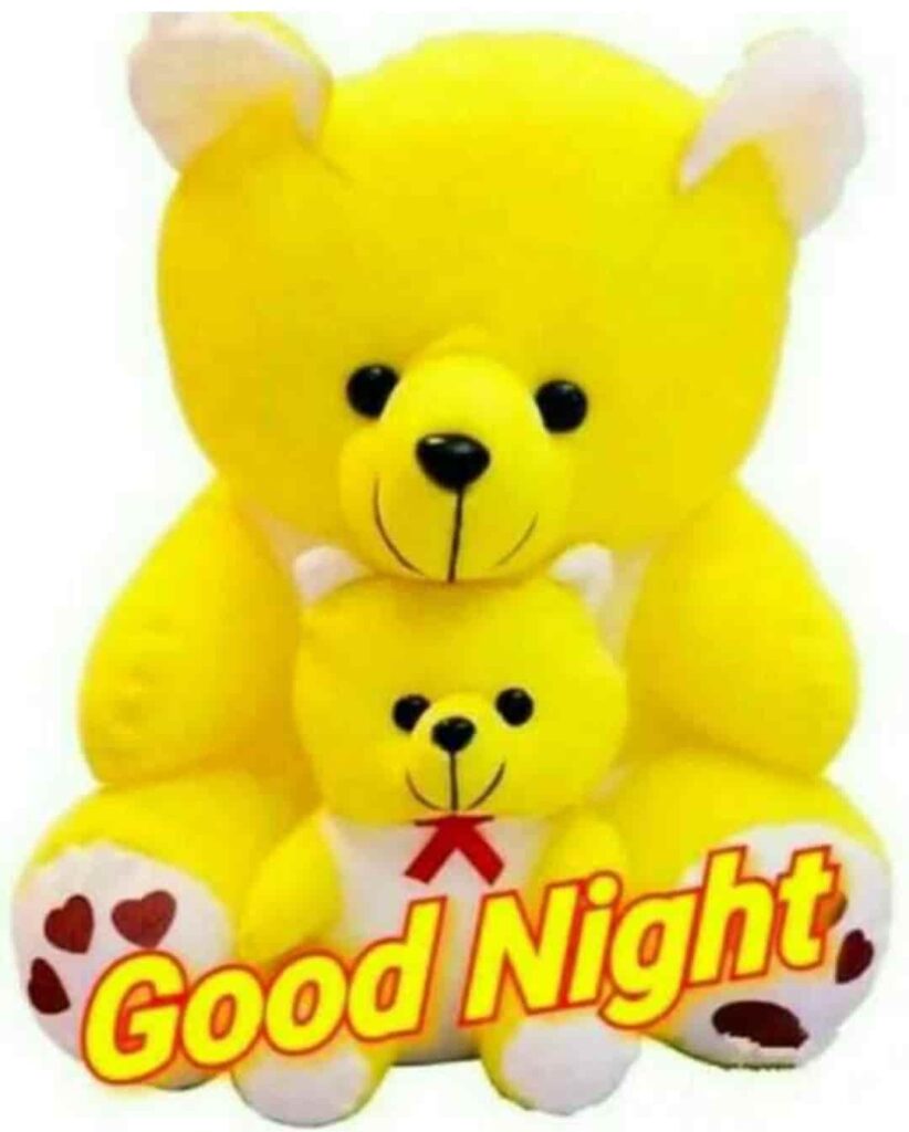 Good night teddy bear image download