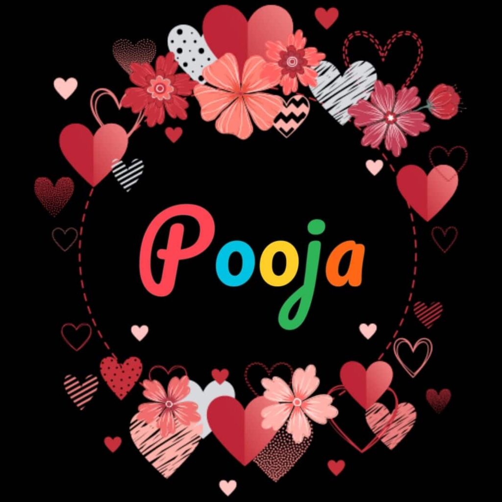 Pooja name Art Image