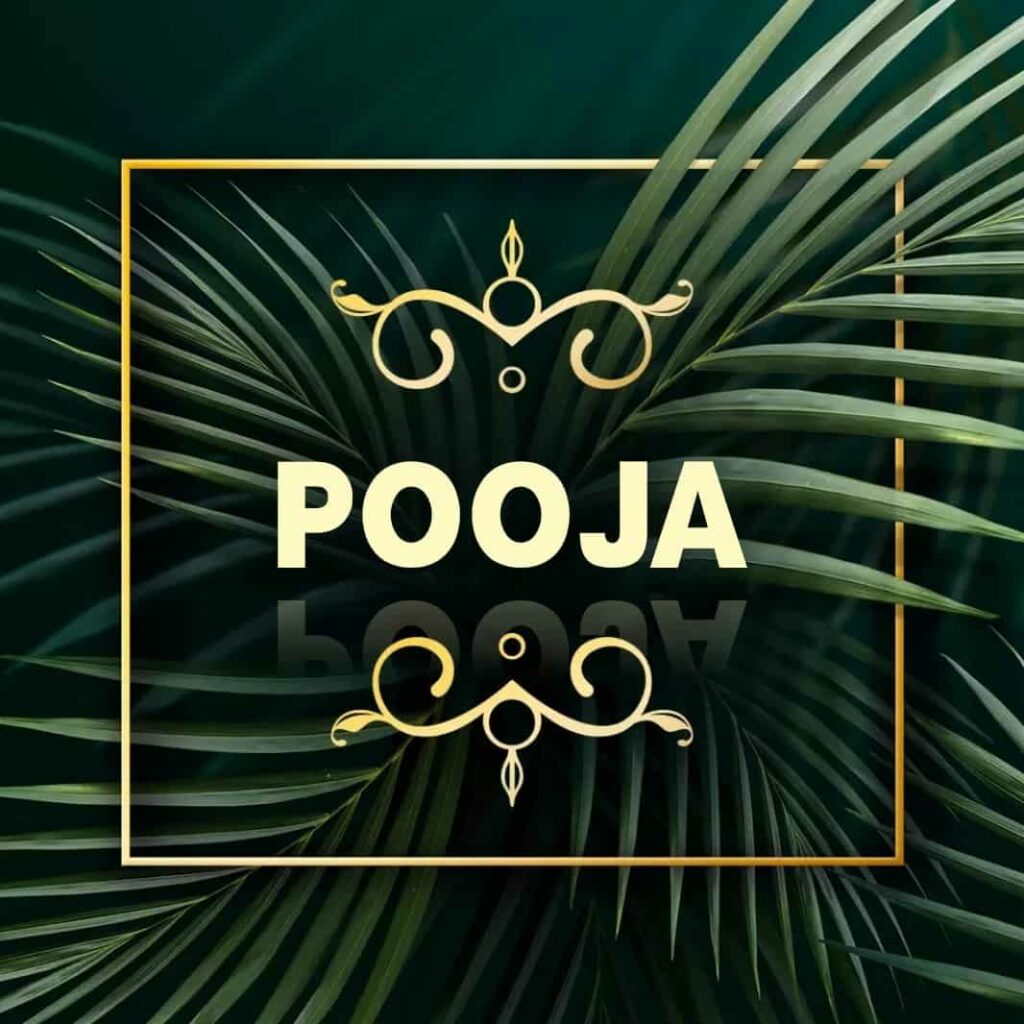 WhatsApp Pooja name images