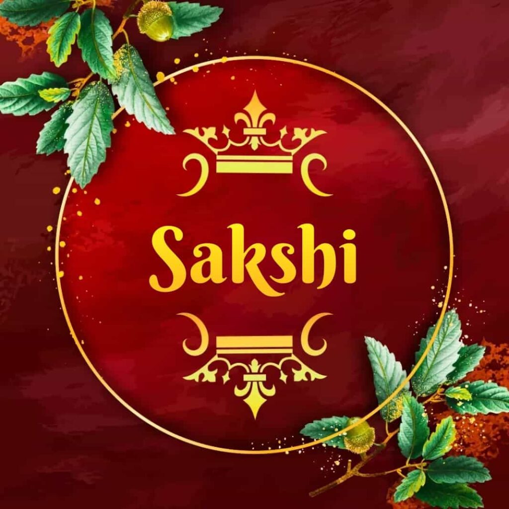 WhatsApp dp name sakshi