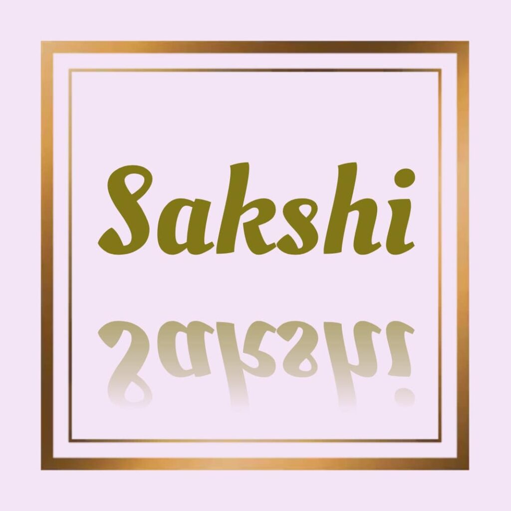 WhatsApp sakshi name images for dp