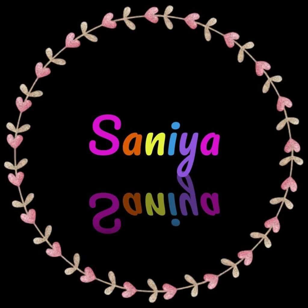 Saniya name dp new 2021