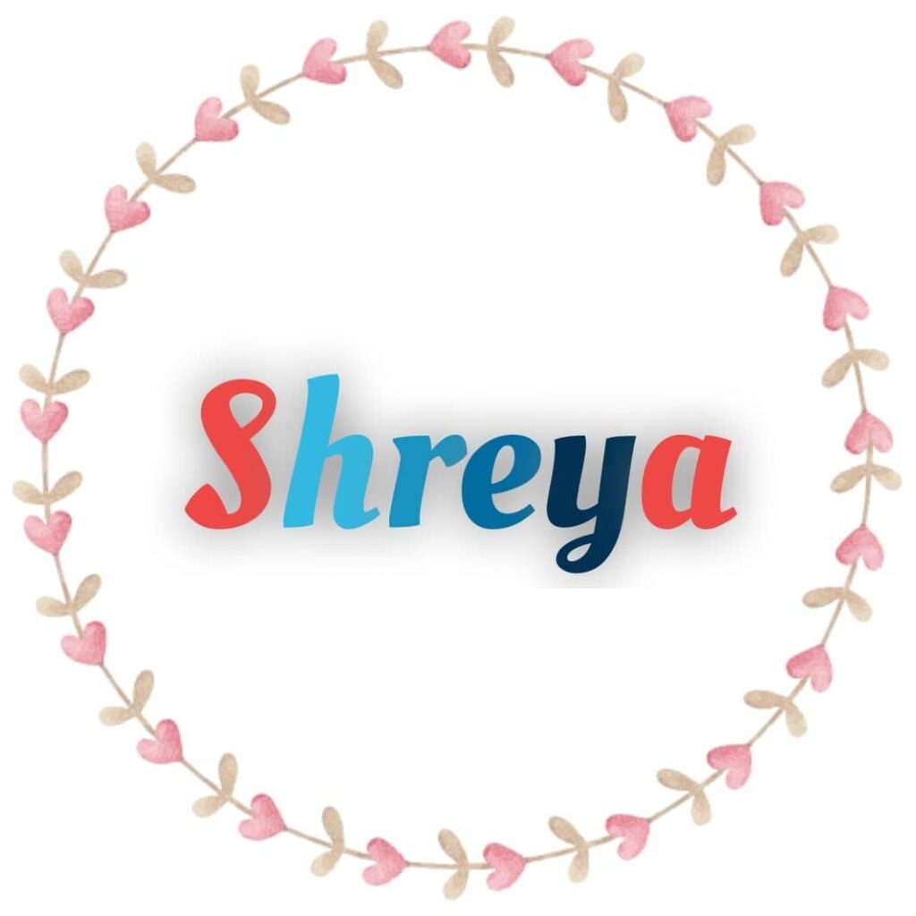 WhatsApp dp shreya name