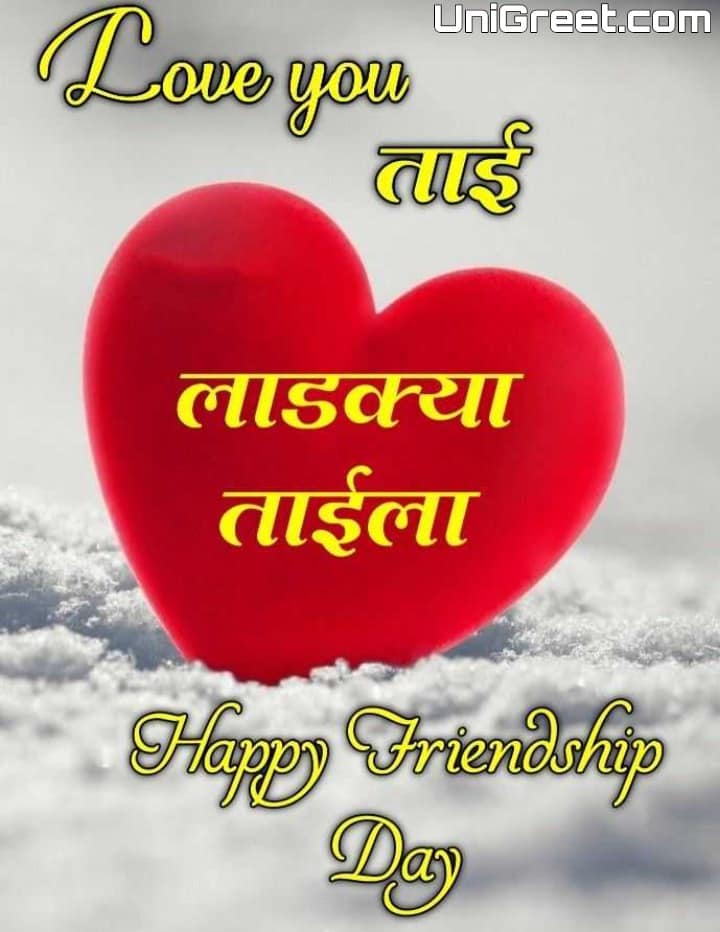 happy friendship day sister marathi status