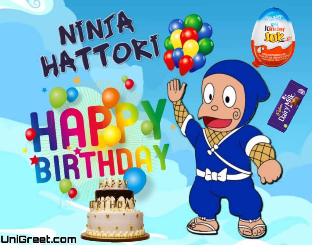 ninja hattori happy birthday images download