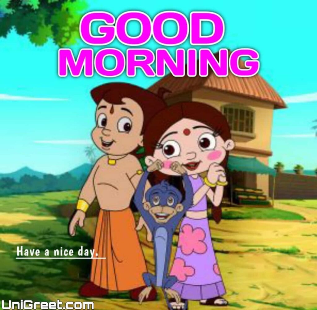 Chota bheem good morning image
