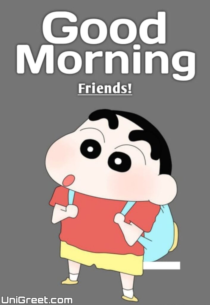 Good morning friends cartoon