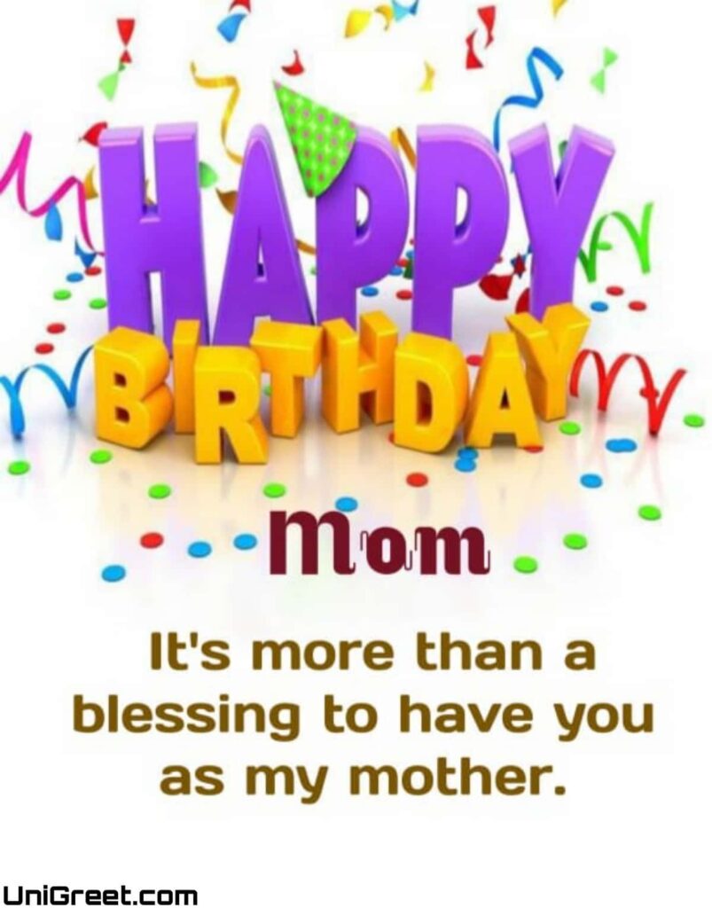 Happy Birthday Mom. It’s more than a blessing to have you as my mother.