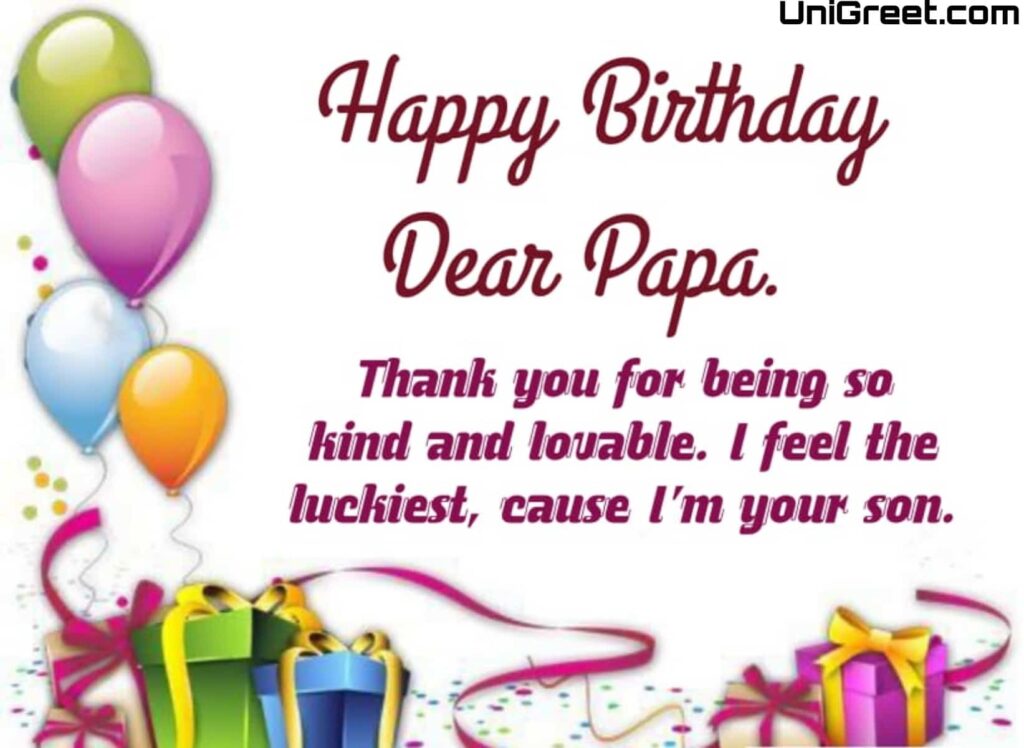 Happy birthday dear papa