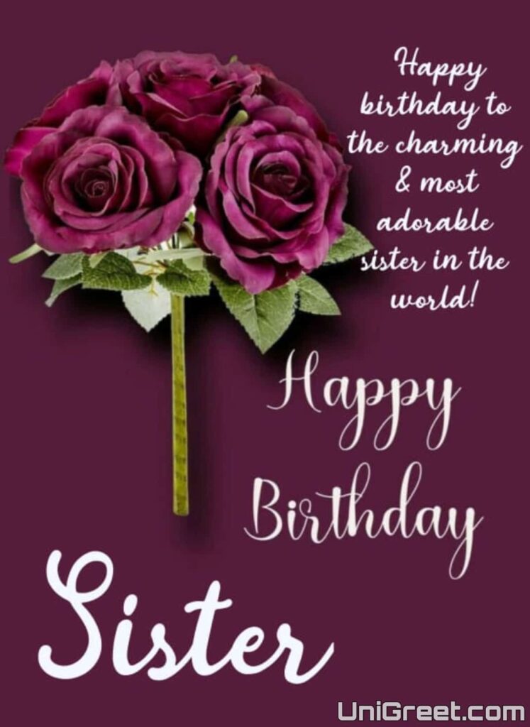 Happy birthday sister images with quotes