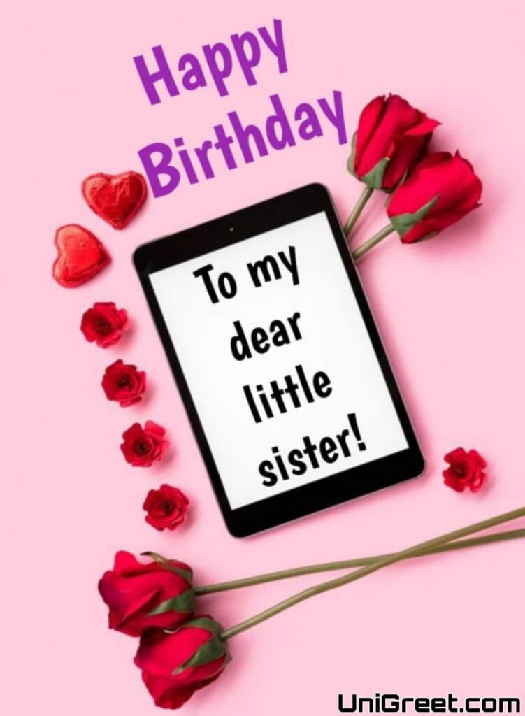 Happy birthday to my dear little sister!