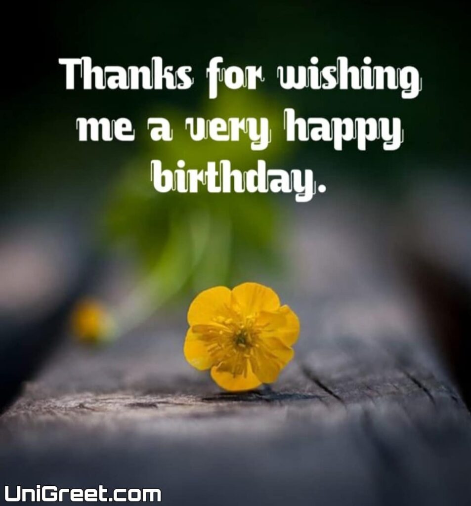 Thanks message for birthday wishes