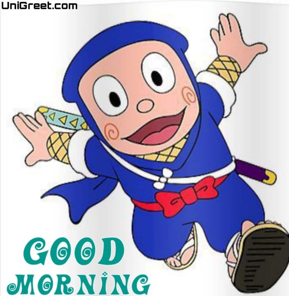 good morning ninja hattori cartoon 