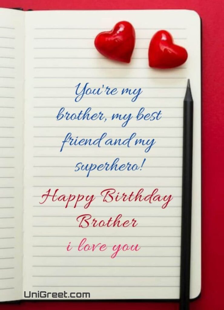 happy birthday brother i love you image
