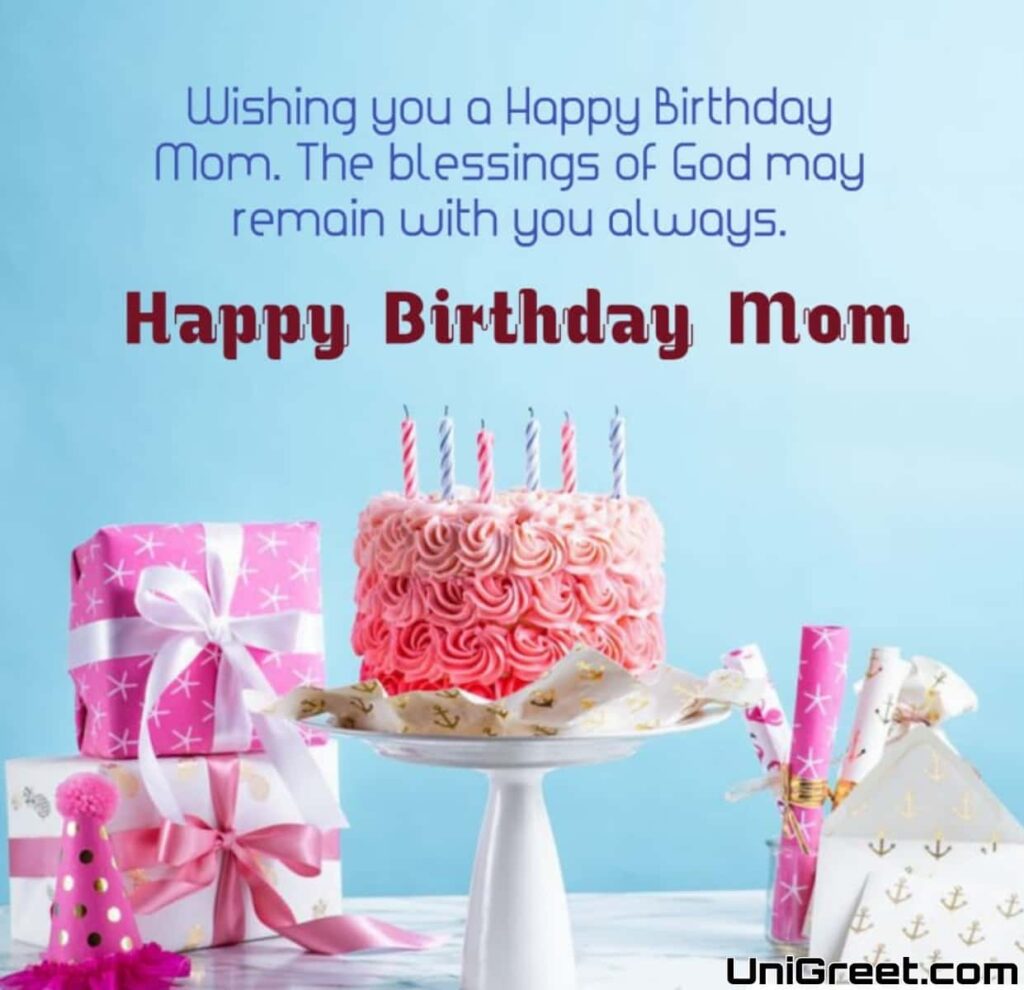 happy birthday mom blessings image