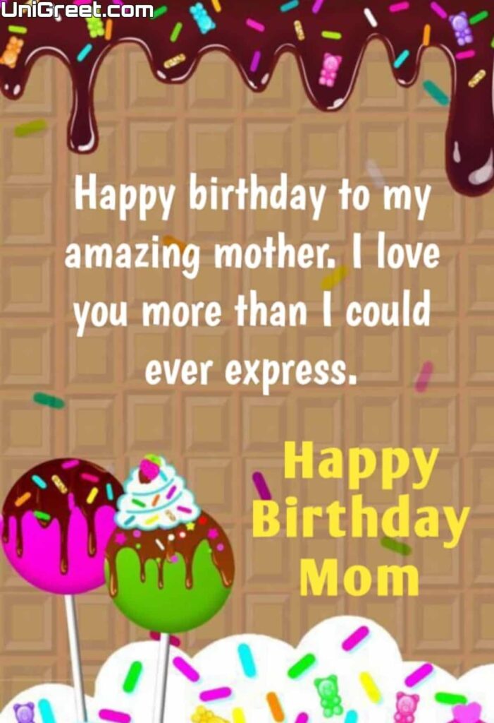 happy birthday mom i love you image