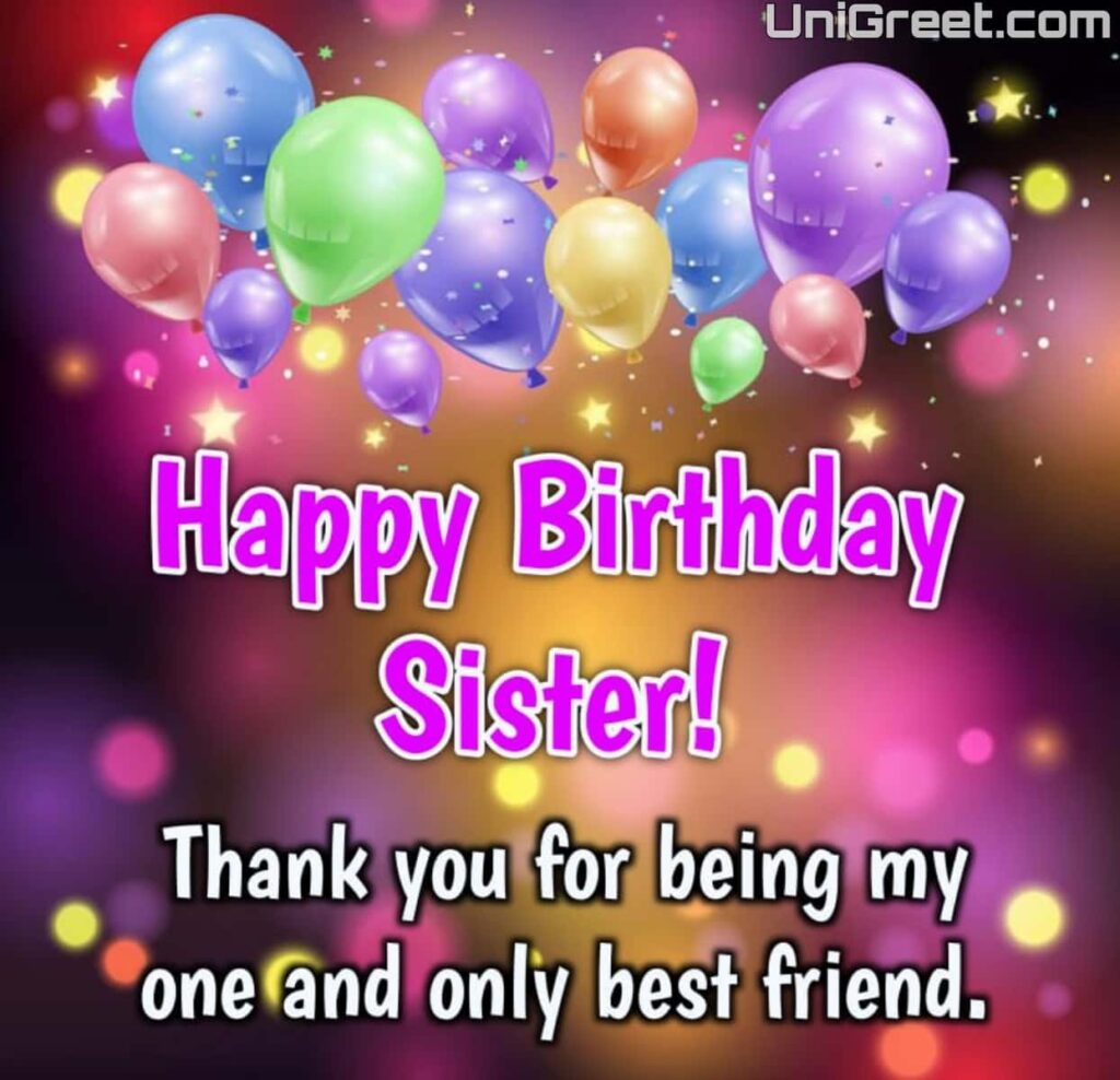 happy birthday sister thanks for being there