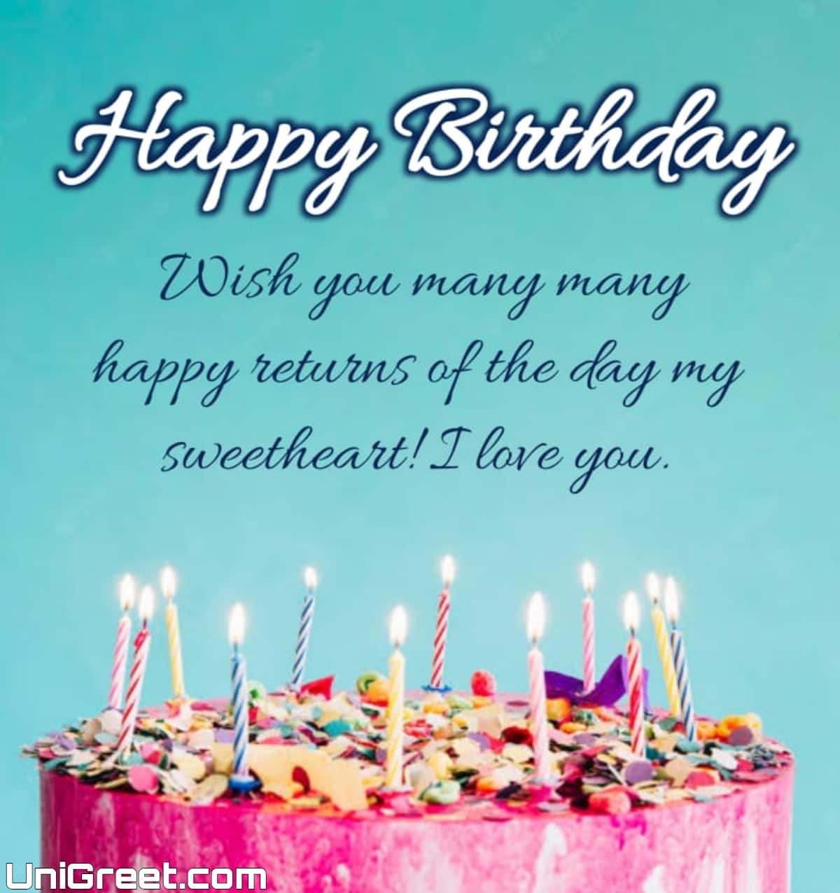 50 Romantic Happy Birthday Wishes Images For Him / Husband / Boyfriend