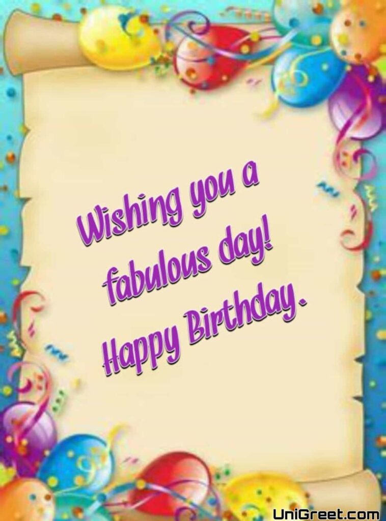 50 Beautiful Happy Birthday Wishes Images, Photos Free Download