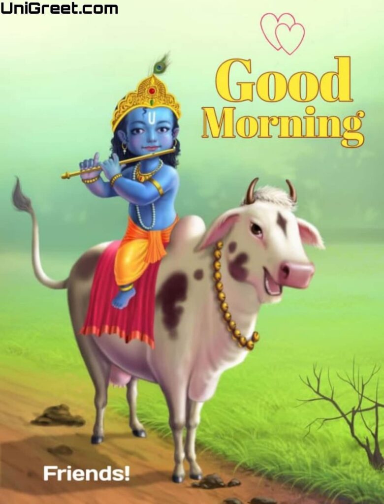krishna good morning cartoon