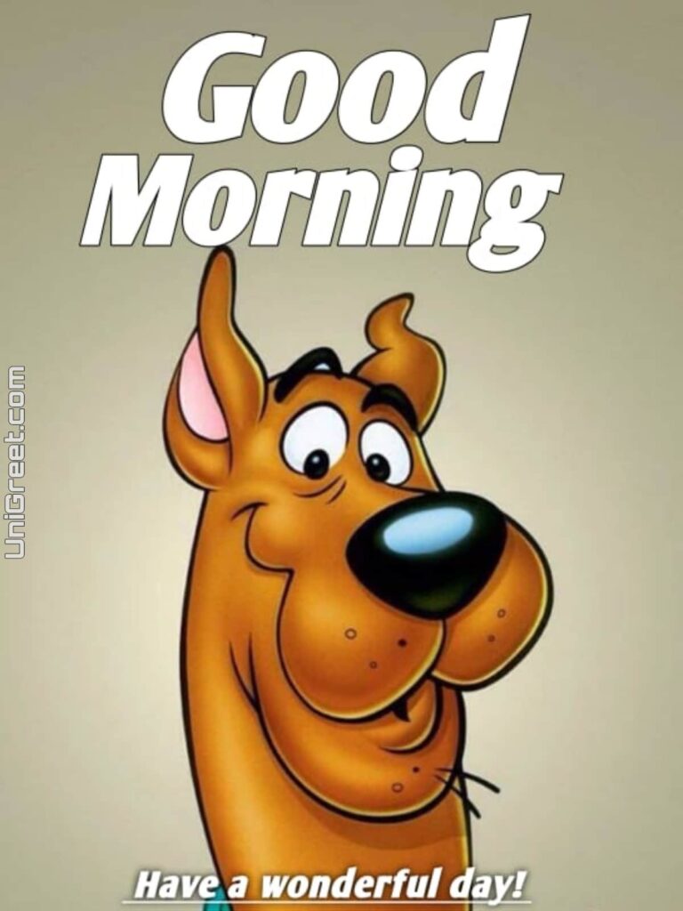 scooby doo good morning image