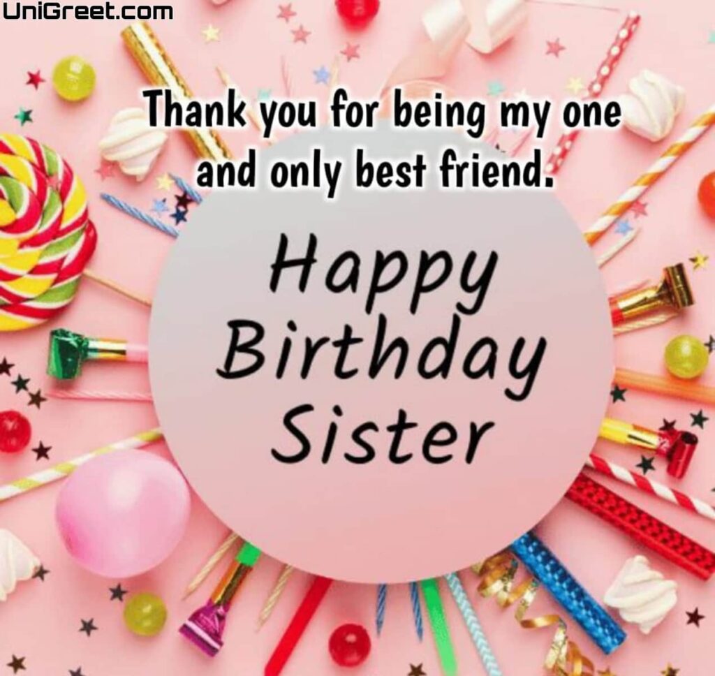 sister as a friend birthday wishes