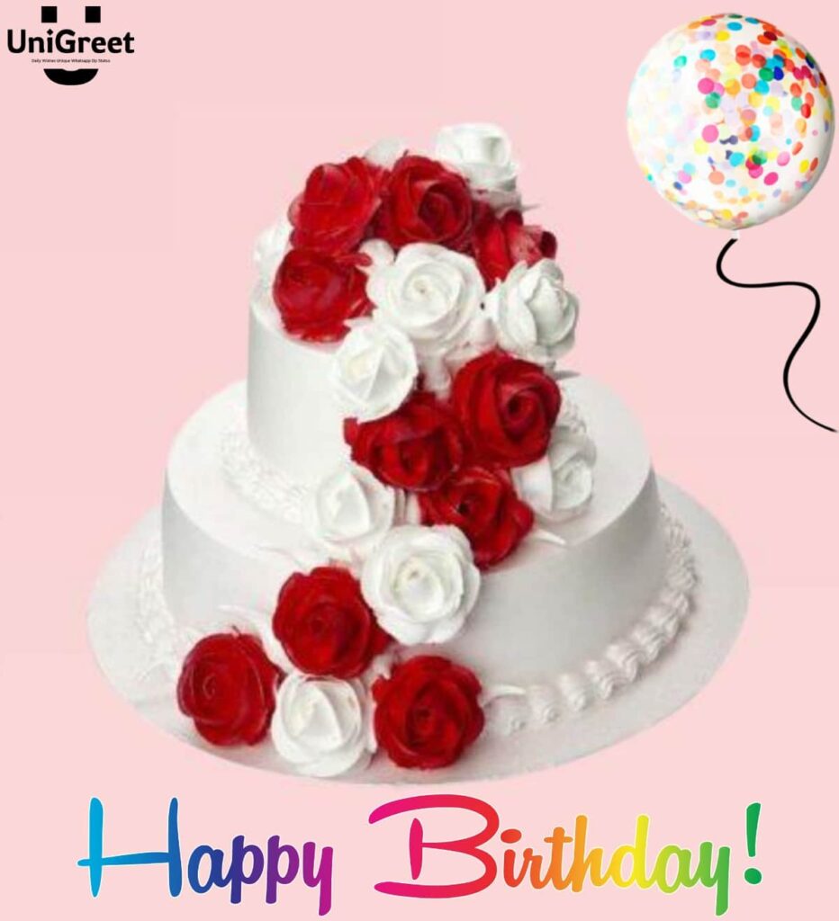 Happy Birthday Cake With Hearts  Order Online  ExpressluvIndia