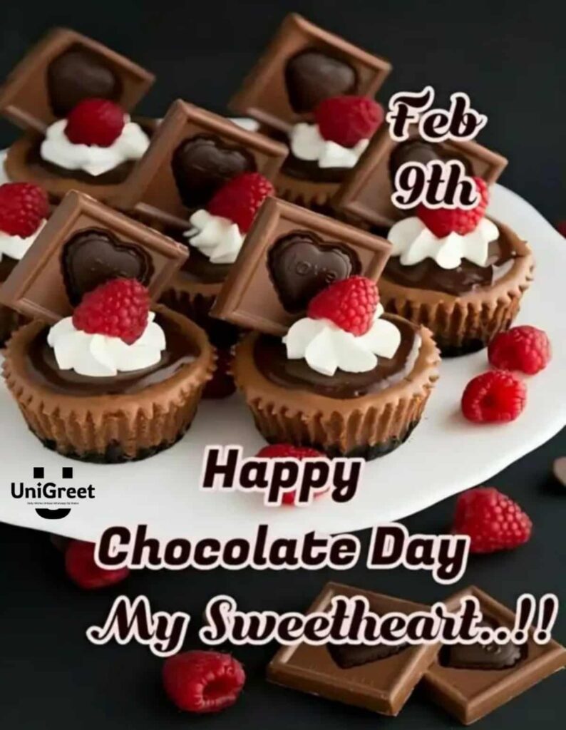 Happy chocolate day my sweetheart