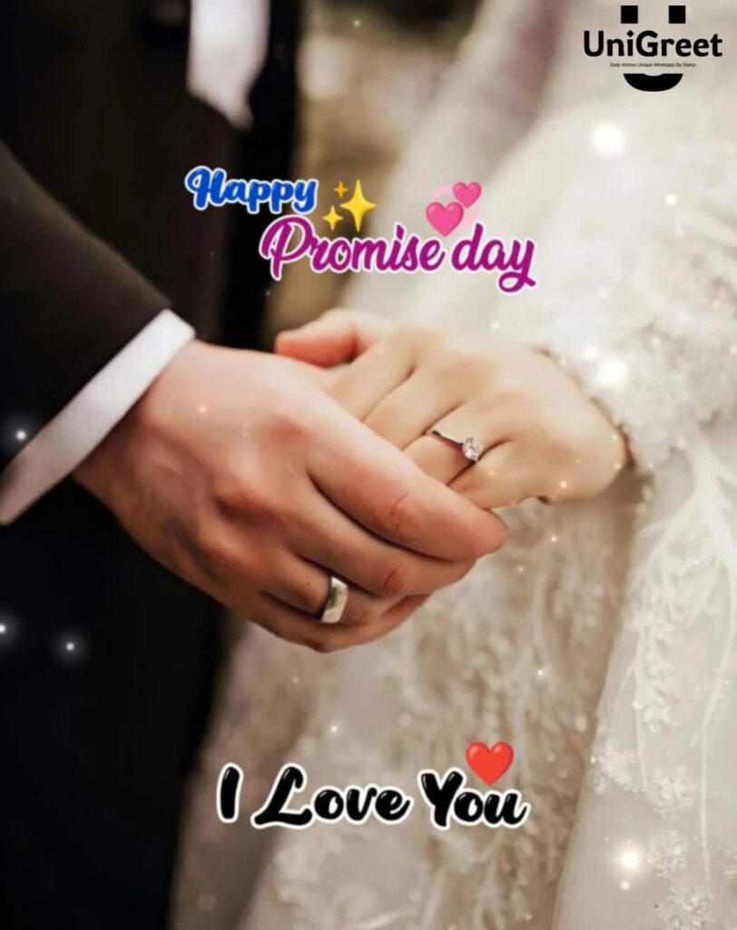 Happy promise day i love you photo