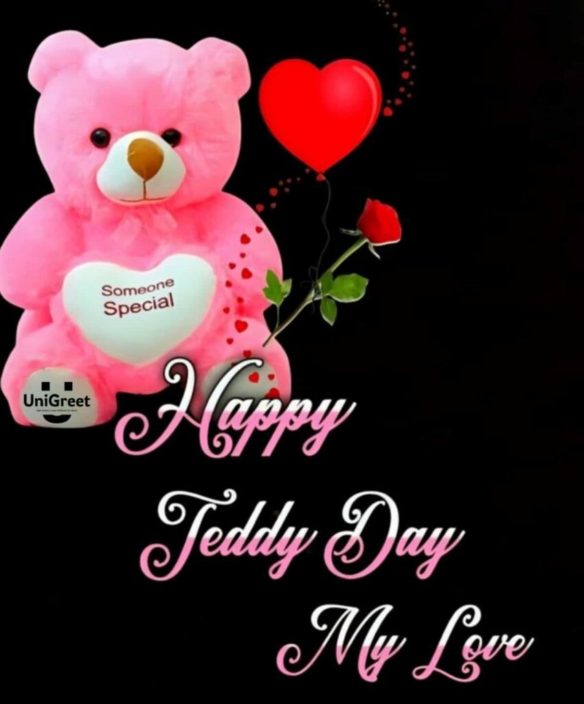 Happy teddy day my love pic