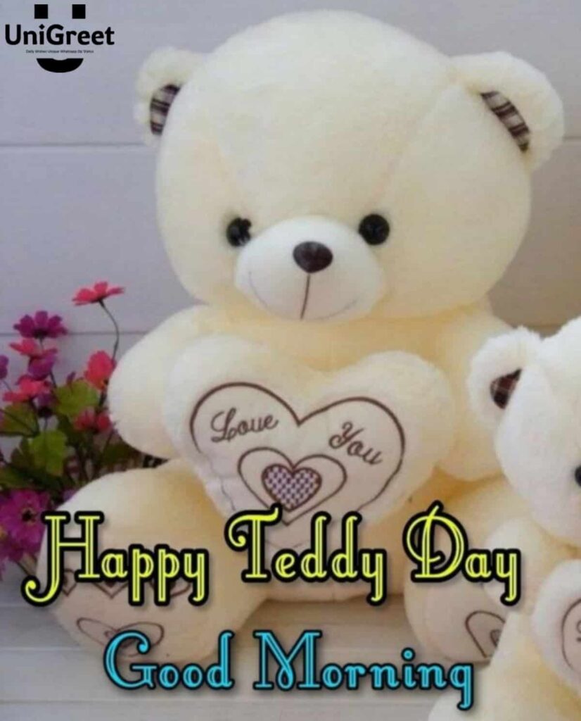 good morning happy teddy bear day