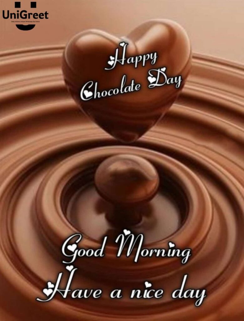 happy chocolate day good morning images